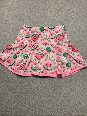Smocked Sweets 6 athletic skort
